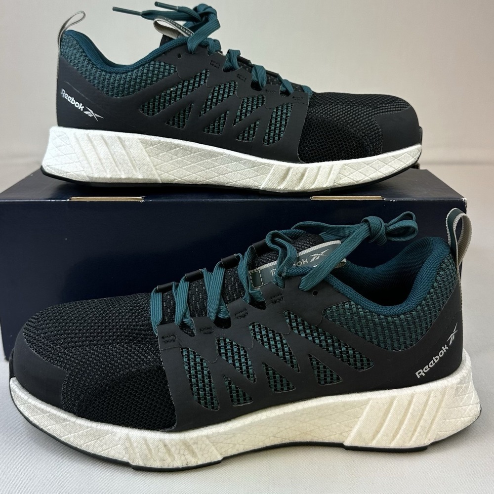 Reebok Fusion Flexweave Composite Toe Work Shoes Womens Sz 9W Xtra Wide Toe
